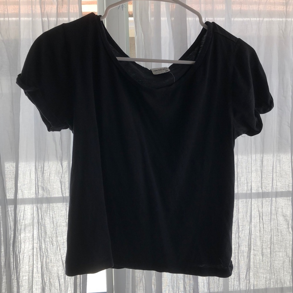 tillys navy crop top